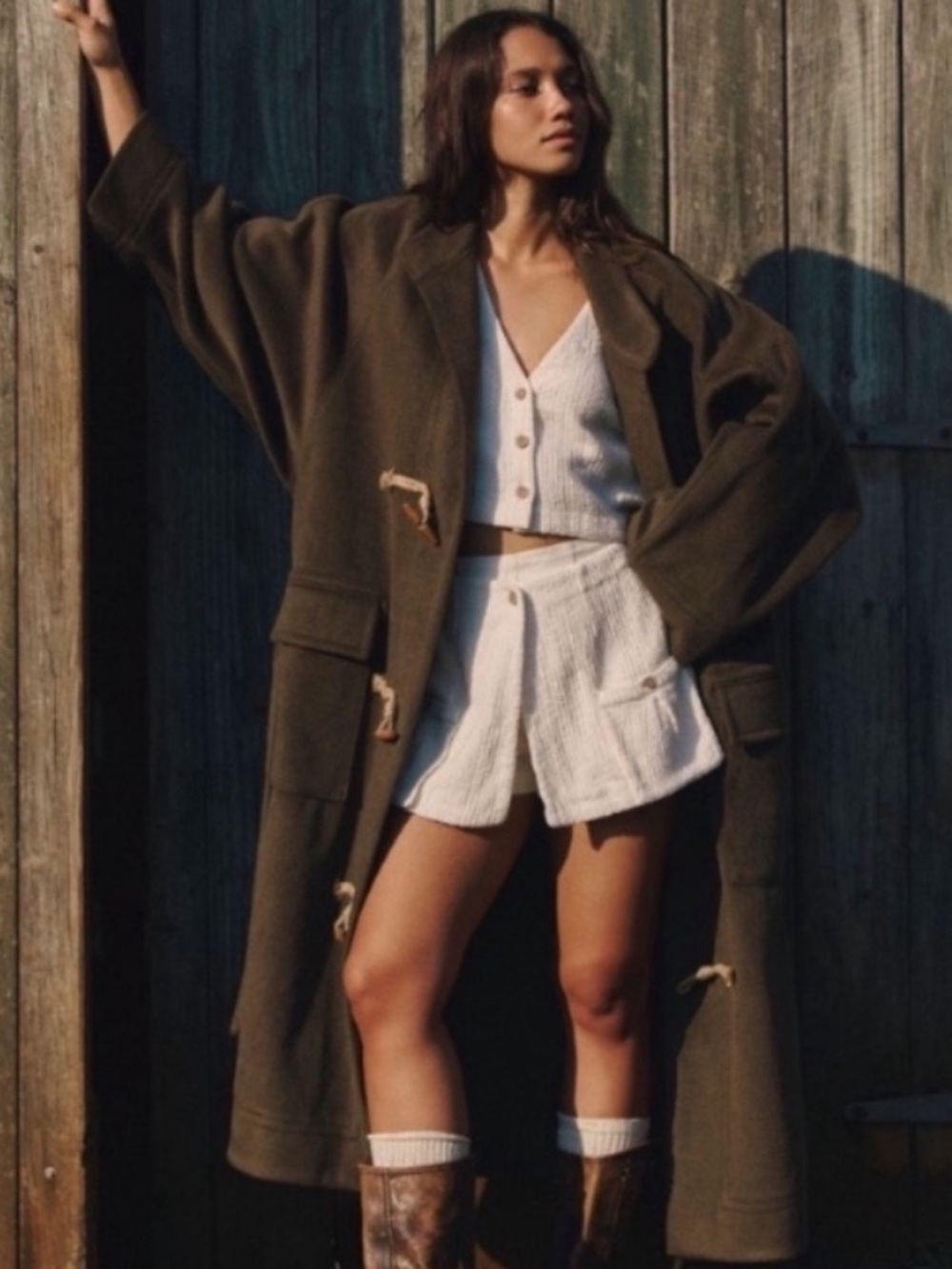 Free People Alma Duffel Coat